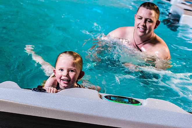 Aquagym Seat Controls