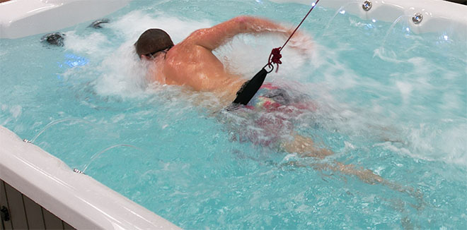 Vortex swimming pole
