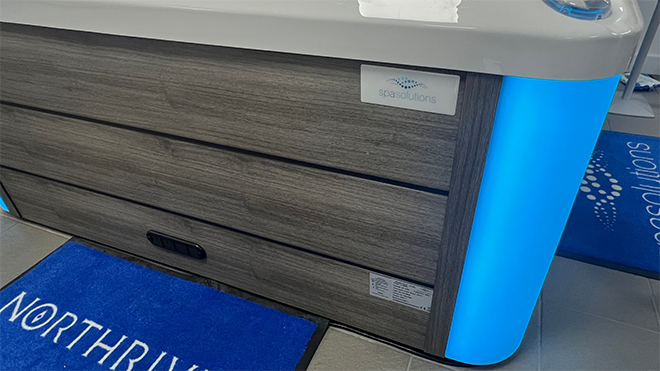 Corner Panel Lighting North River Spas