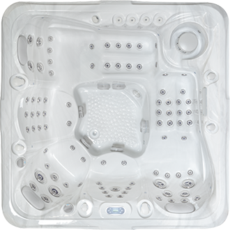 Hudson River White Marble Shell