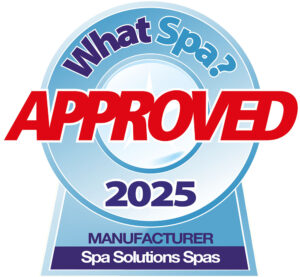 WhatSpa Approved Manufacturer 2025 logo - Spa Solutions Spas