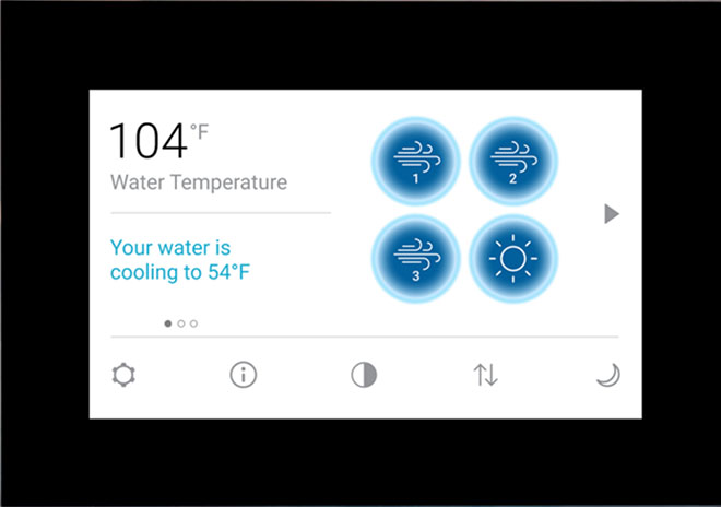 Viking Spa Touch Screen Keyboard