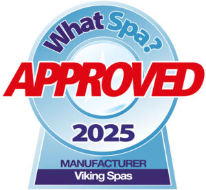 WhatSpa Approved Manufacturer 2025 logo - Viking Spas