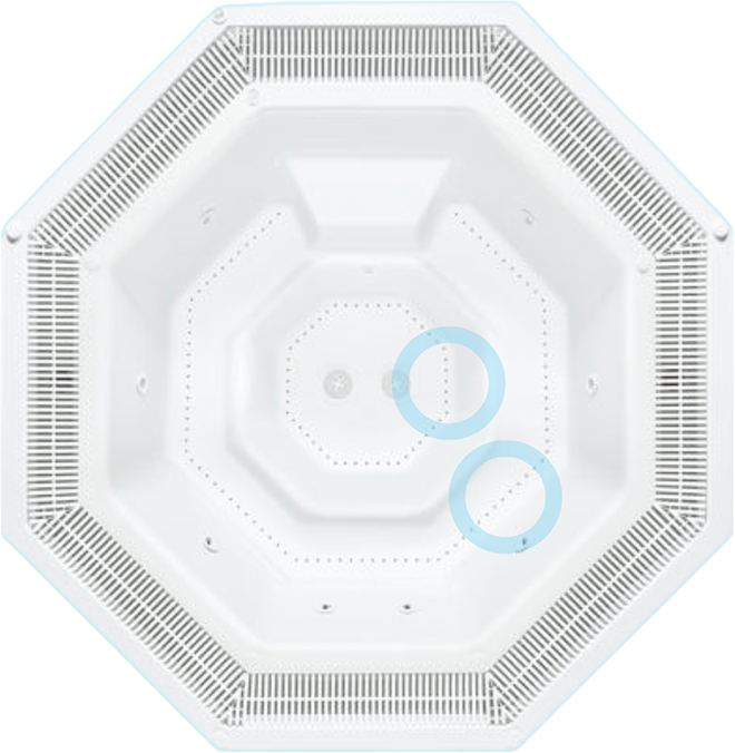 Vesta With Gutter air channels
