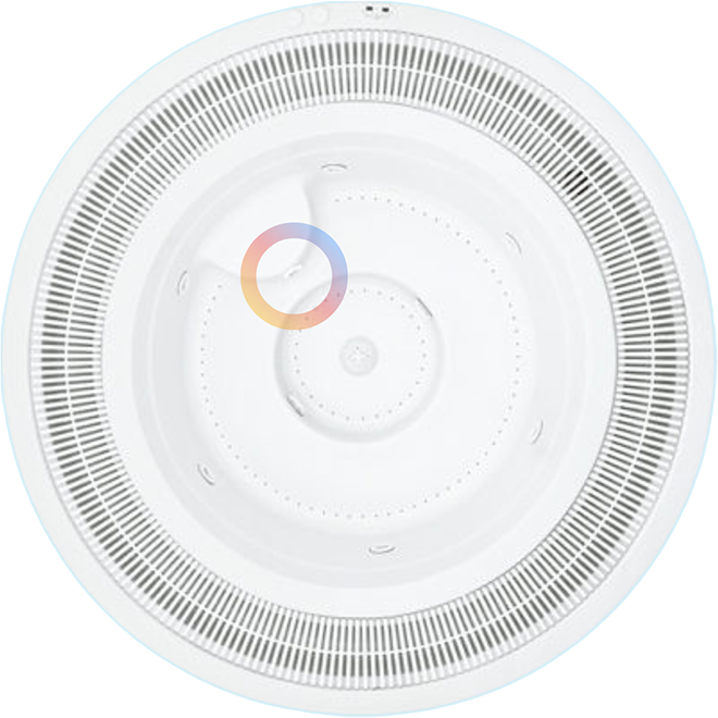 Vesta With Gutter coloured light