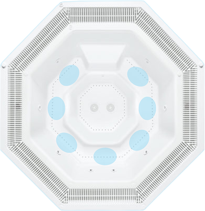 Vesta With Gutter seating