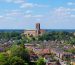 europe, UK, England, Surrey, Guildford, Cathedral panorama